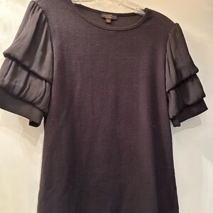 Current Air/ LA (Anthropologie) scrumptious NWT black blouse